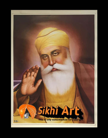 Guru Nanak Dev Ji 18 X 14 – SikhiArt